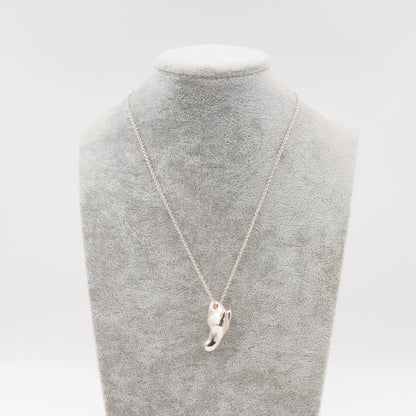 Horse Head Pendant Necklace 925 Silver