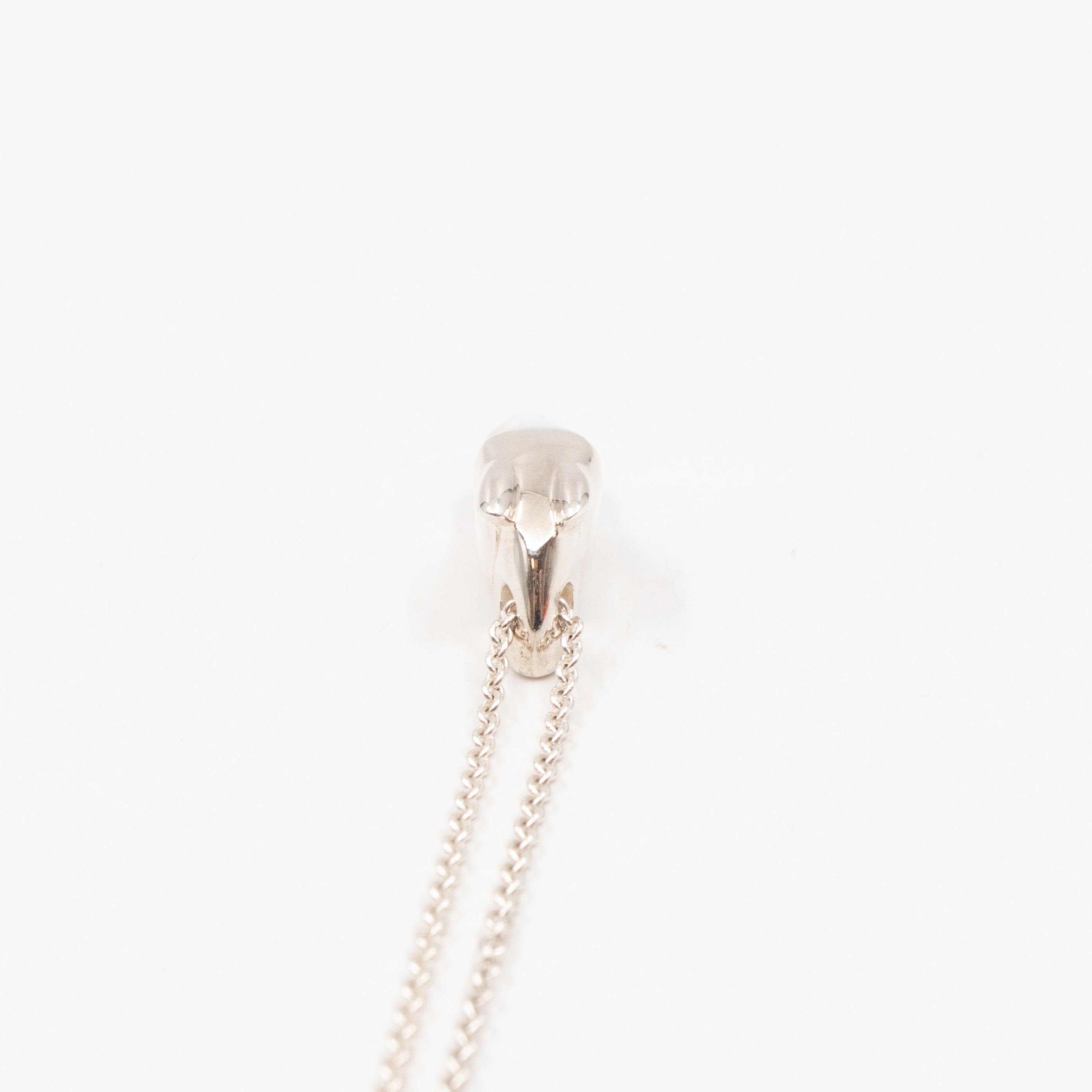 Horse Head Pendant Necklace 925 Silver