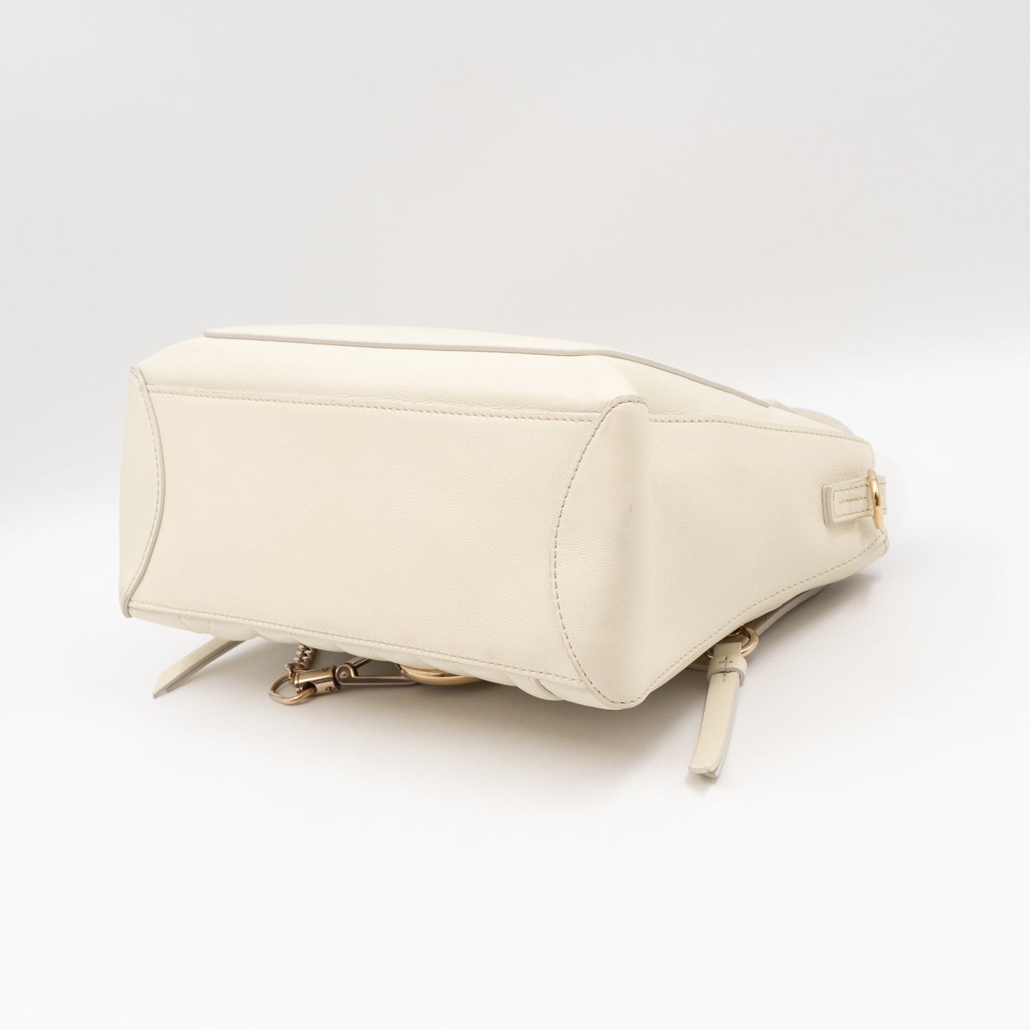 Faye Day Bag Medium Cream Leather