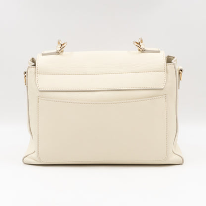 Faye Day Bag Medium Cream Leather