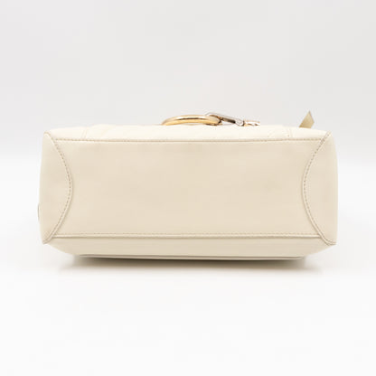 Faye Day Bag Medium Cream Leather