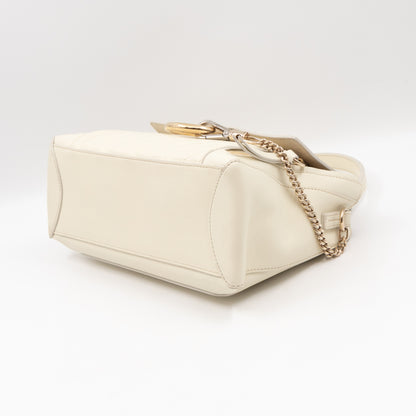 Faye Day Bag Medium Cream Leather