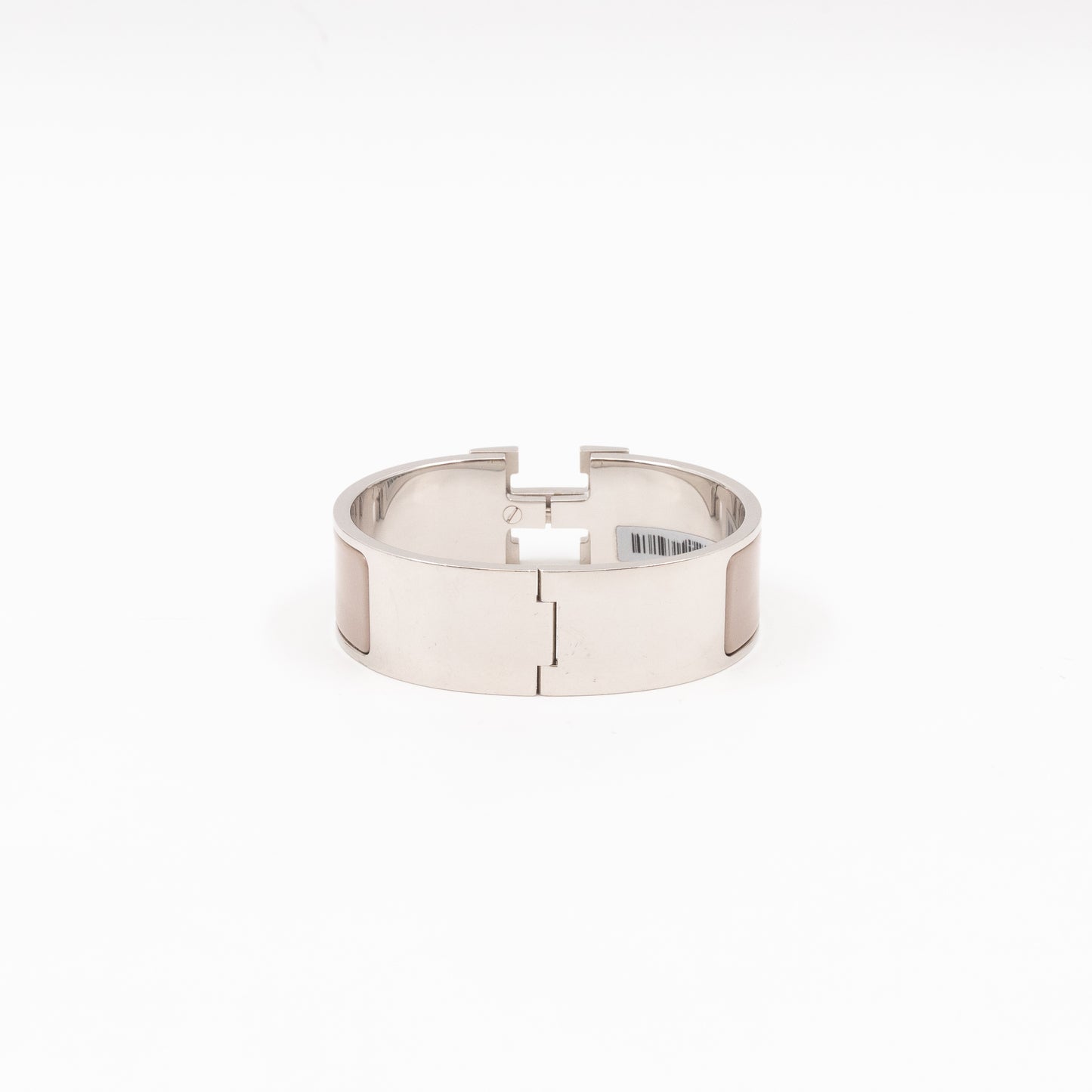 Clic Clac H Bracelet GM Marron Glace & Silver