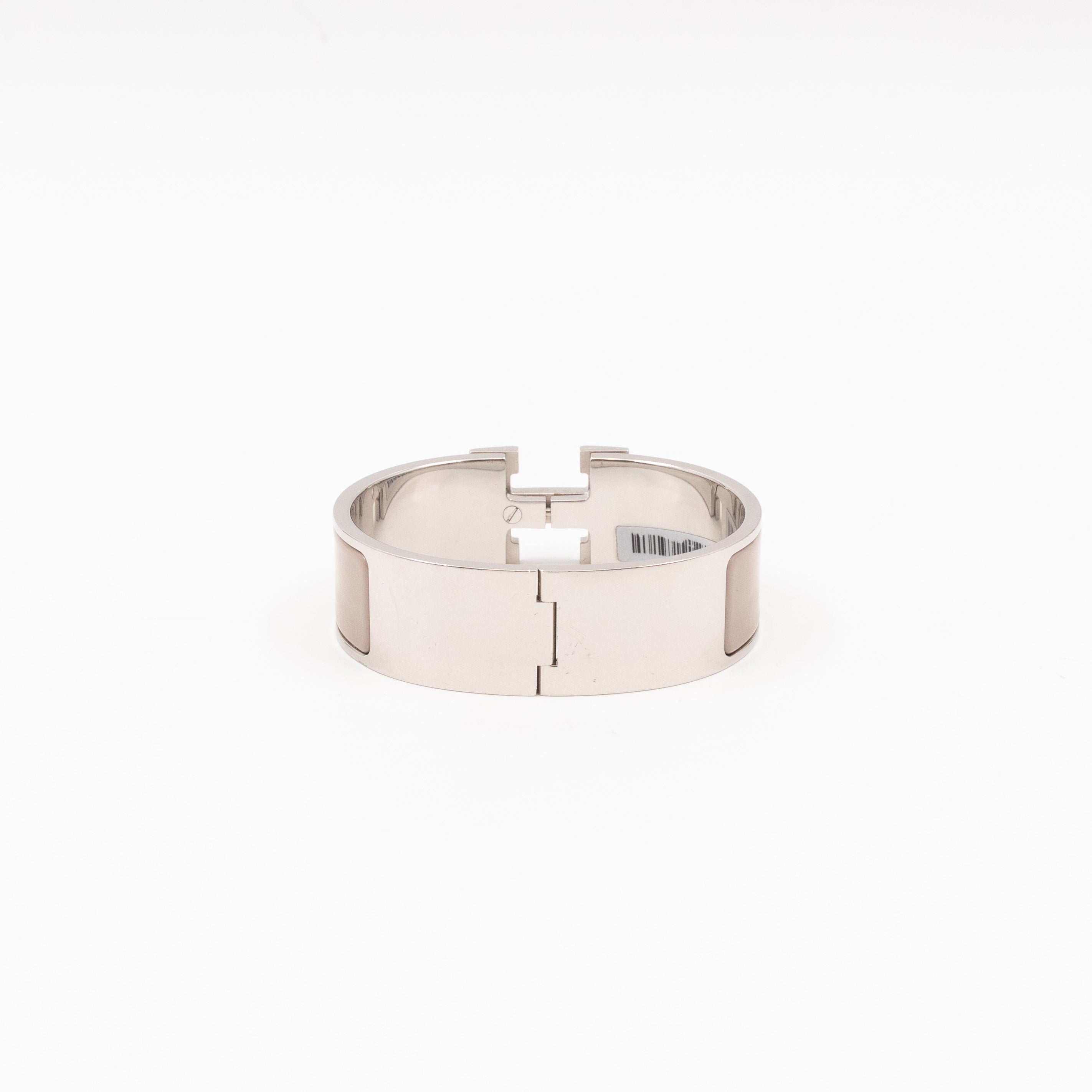 Clic Clac H Bracelet GM Marron Glace & Silver