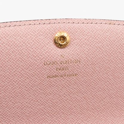 Emilie Wallet Damier Ebene Rose Ballerine