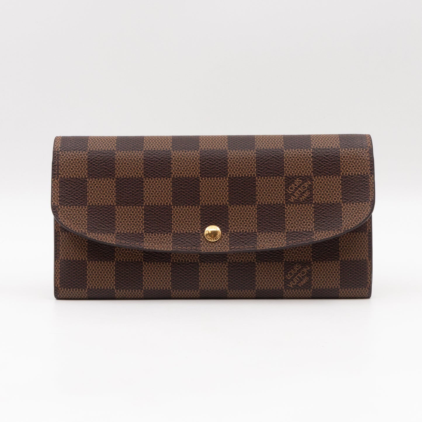 Emilie Wallet Damier Ebene Rose Ballerine