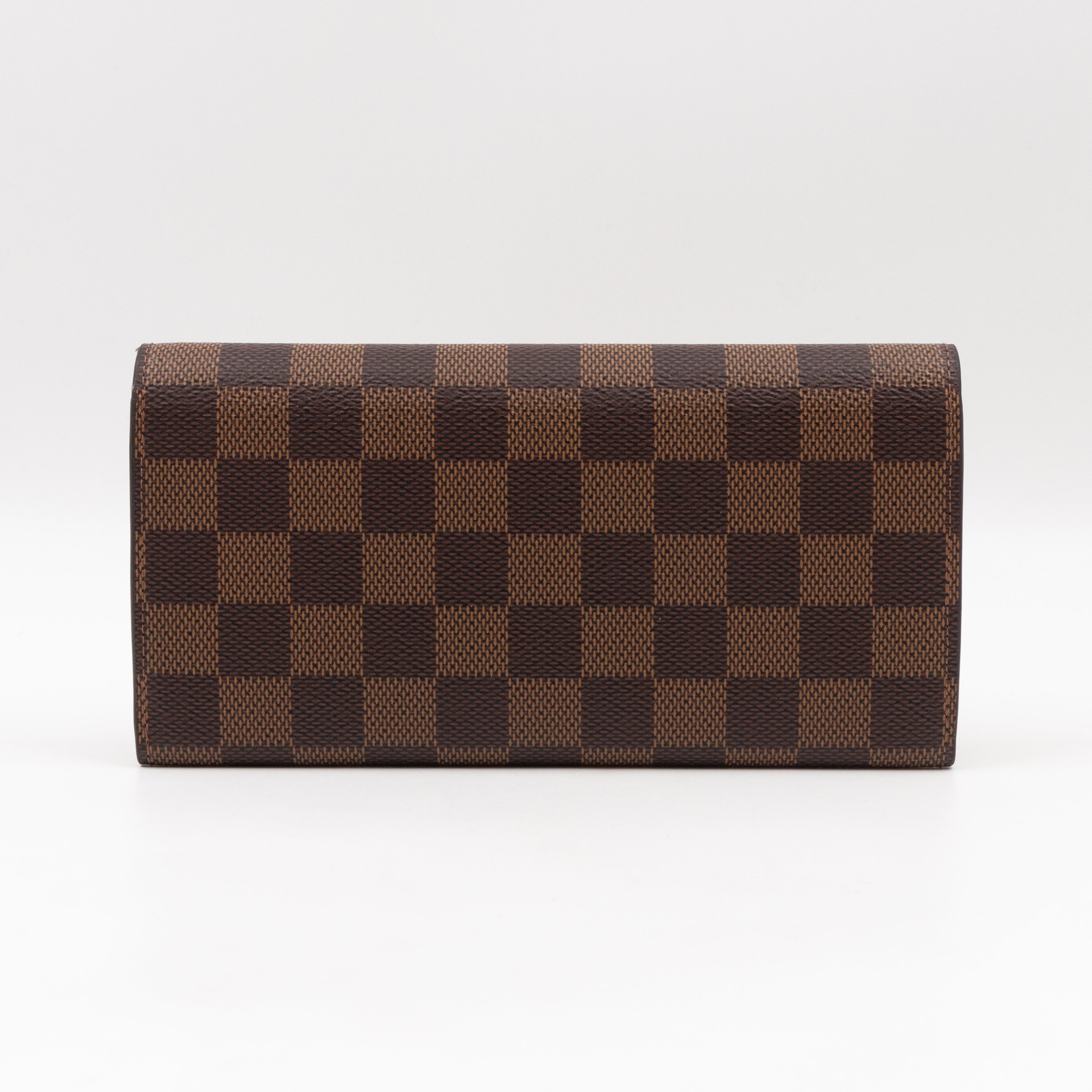 Emilie Wallet Damier Ebene Rose Ballerine