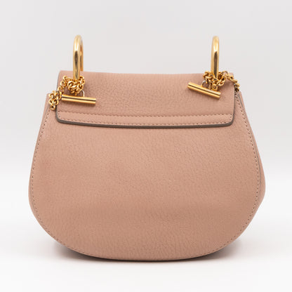 Drew Blush Leather & Gold Hardware