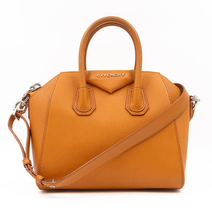 Antigona Mini Orange Leather