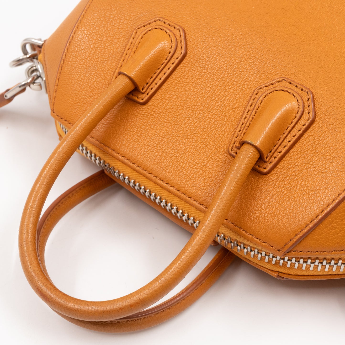 Antigona Mini Orange Leather