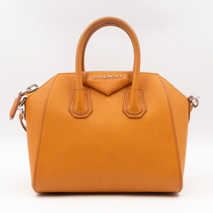 Antigona Mini Orange Leather