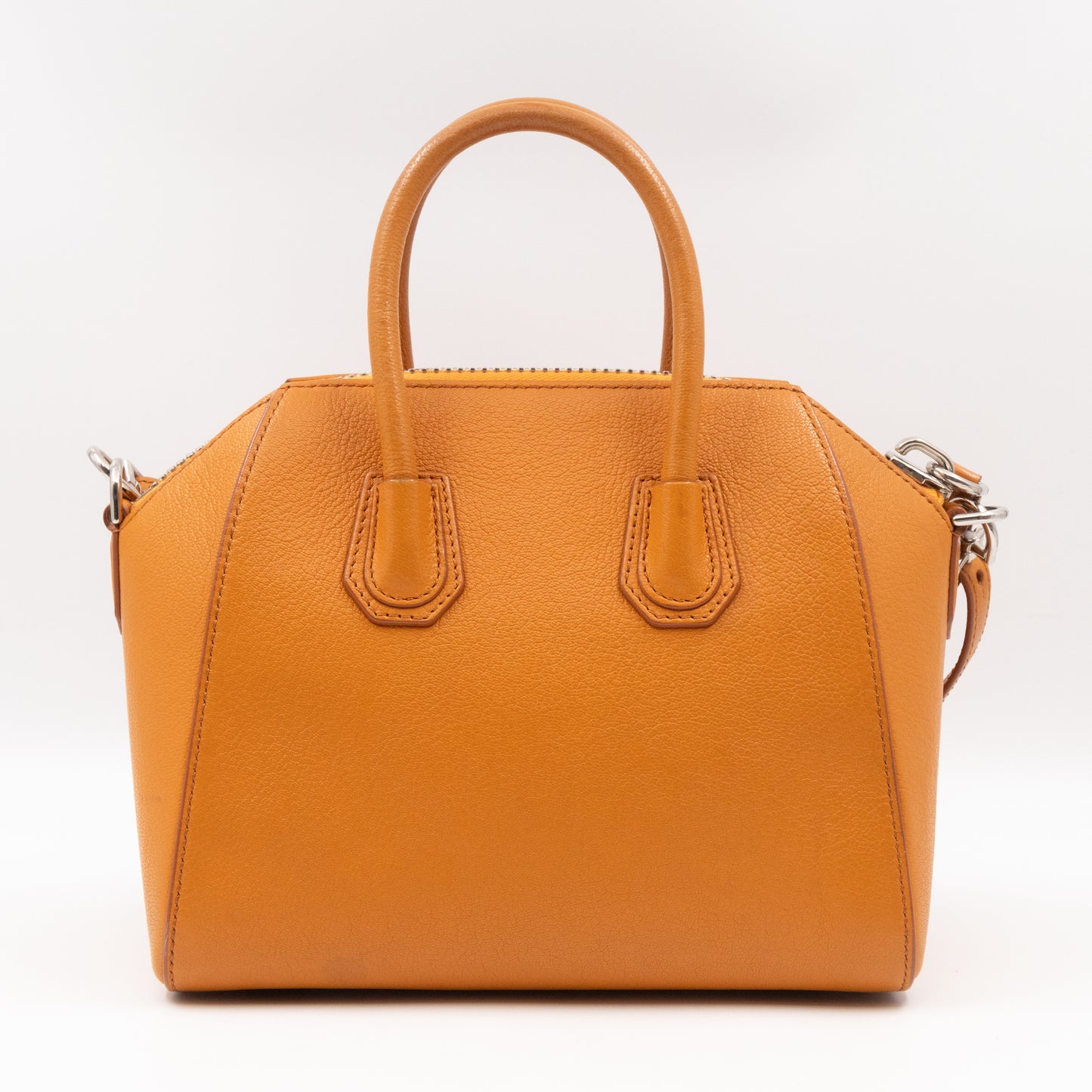 Antigona Mini Orange Leather