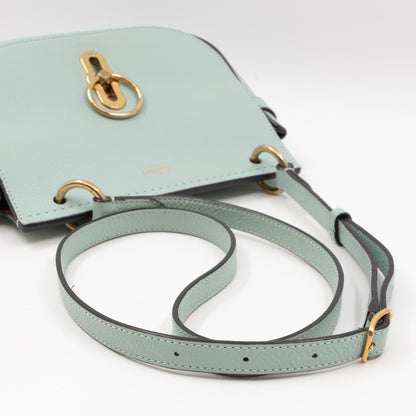 Amberley Small Satchel Light Blue Leather