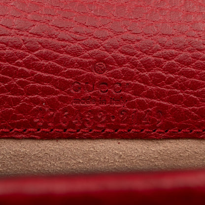 Dionysus Super Mini Red Leather