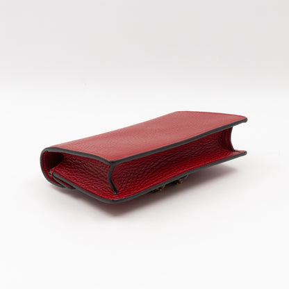 Dionysus Super Mini Red Leather