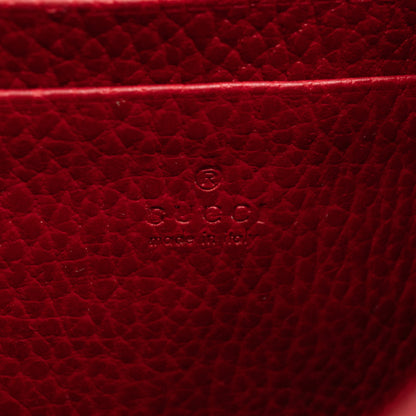 Dionysus Mini Chain Wallet Red Leather