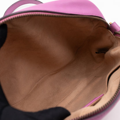 GG Marmont Small Matelasse Pink Leather
