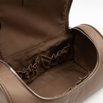 Toiletry Case Small Jumbo GG Embossed Good Taupe