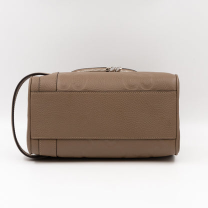 Toiletry Case Small Jumbo GG Embossed Good Taupe