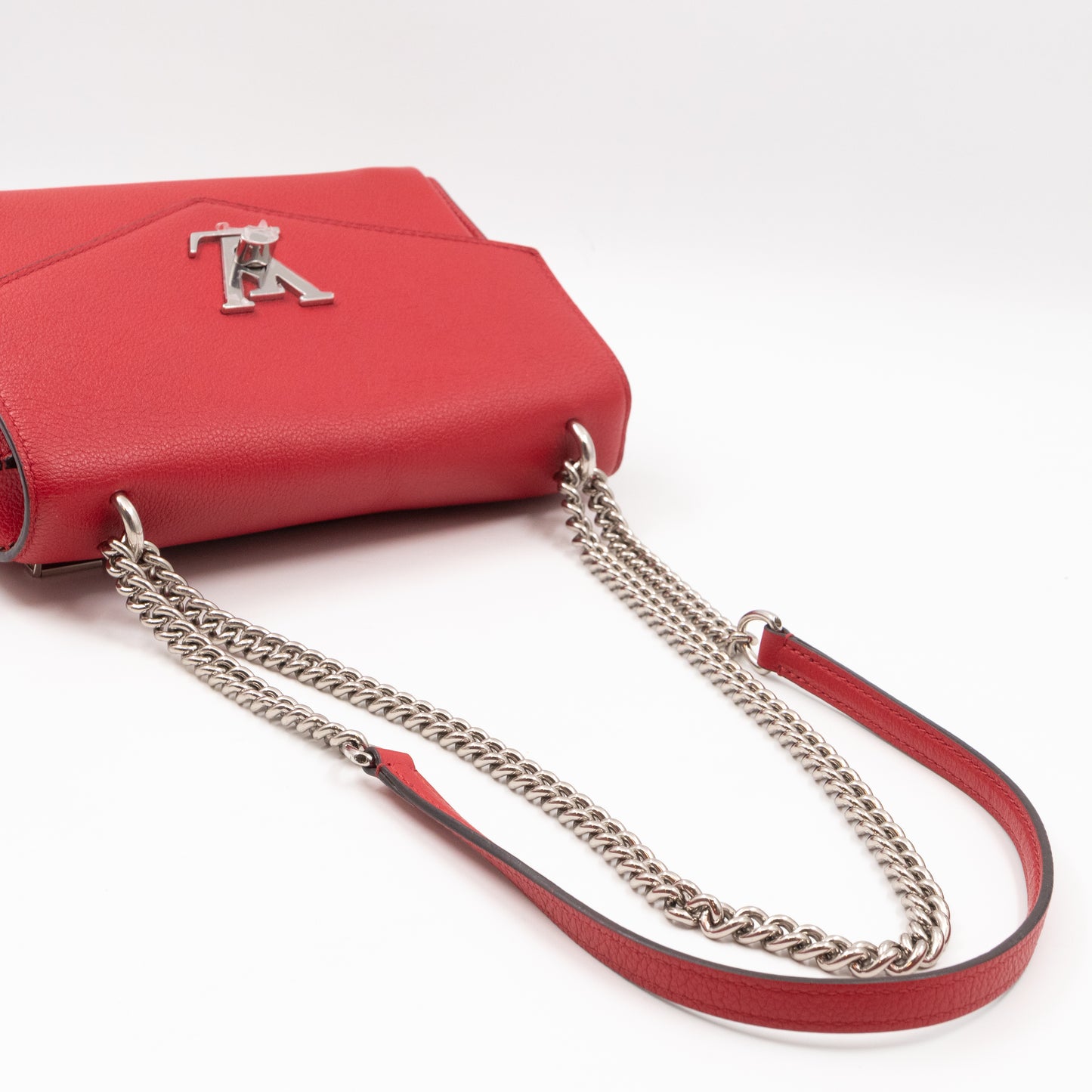 MyLockMe BB Chain Bag Red Leather