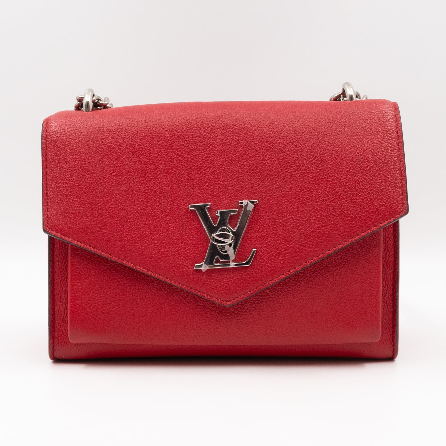 MyLockMe BB Chain Bag Red Leather