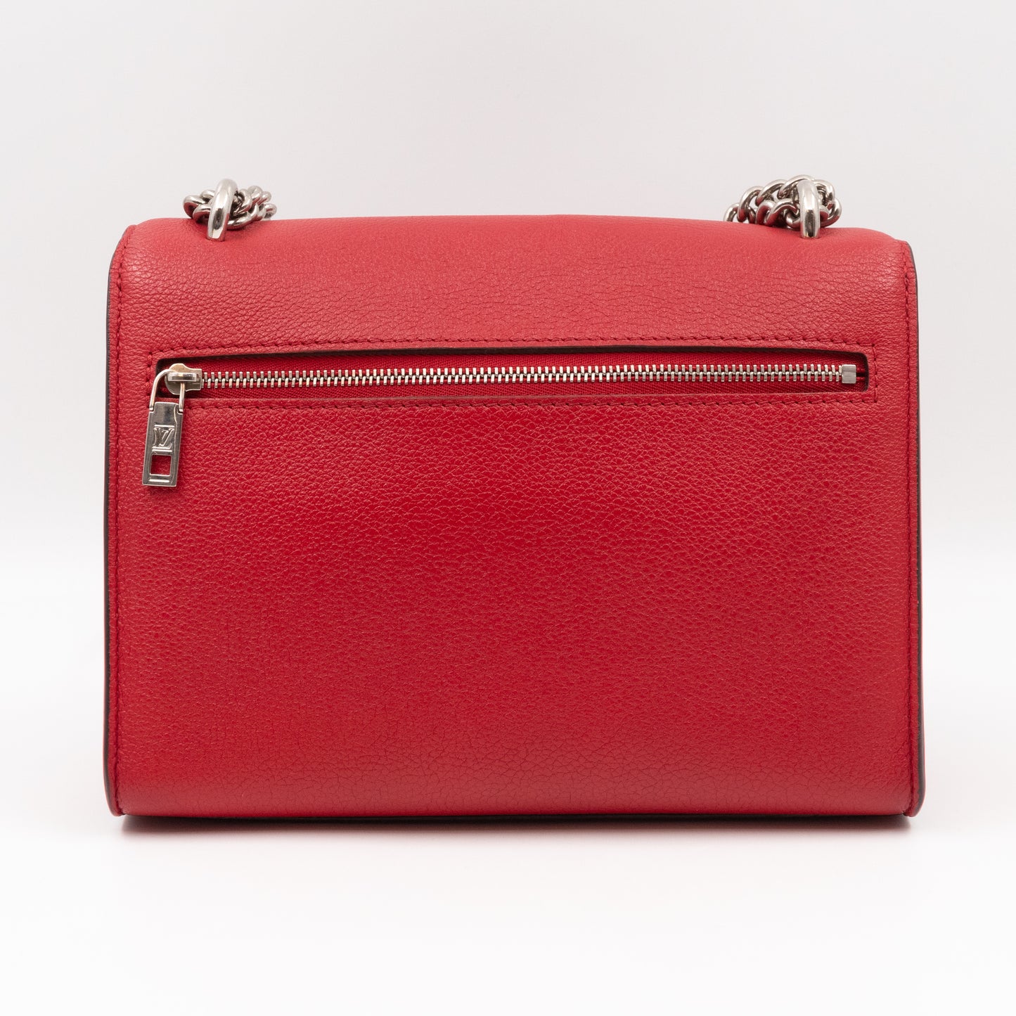 MyLockMe BB Chain Bag Red Leather