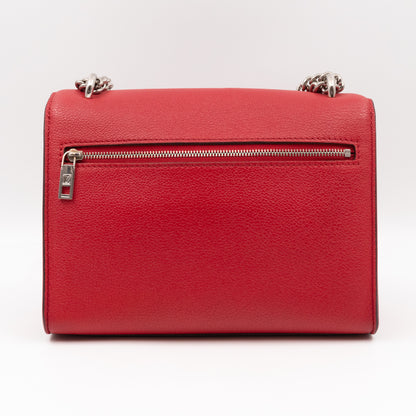 MyLockMe BB Chain Bag Red Leather