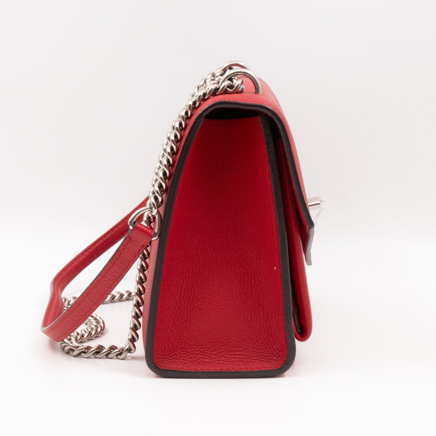 MyLockMe BB Chain Bag Red Leather