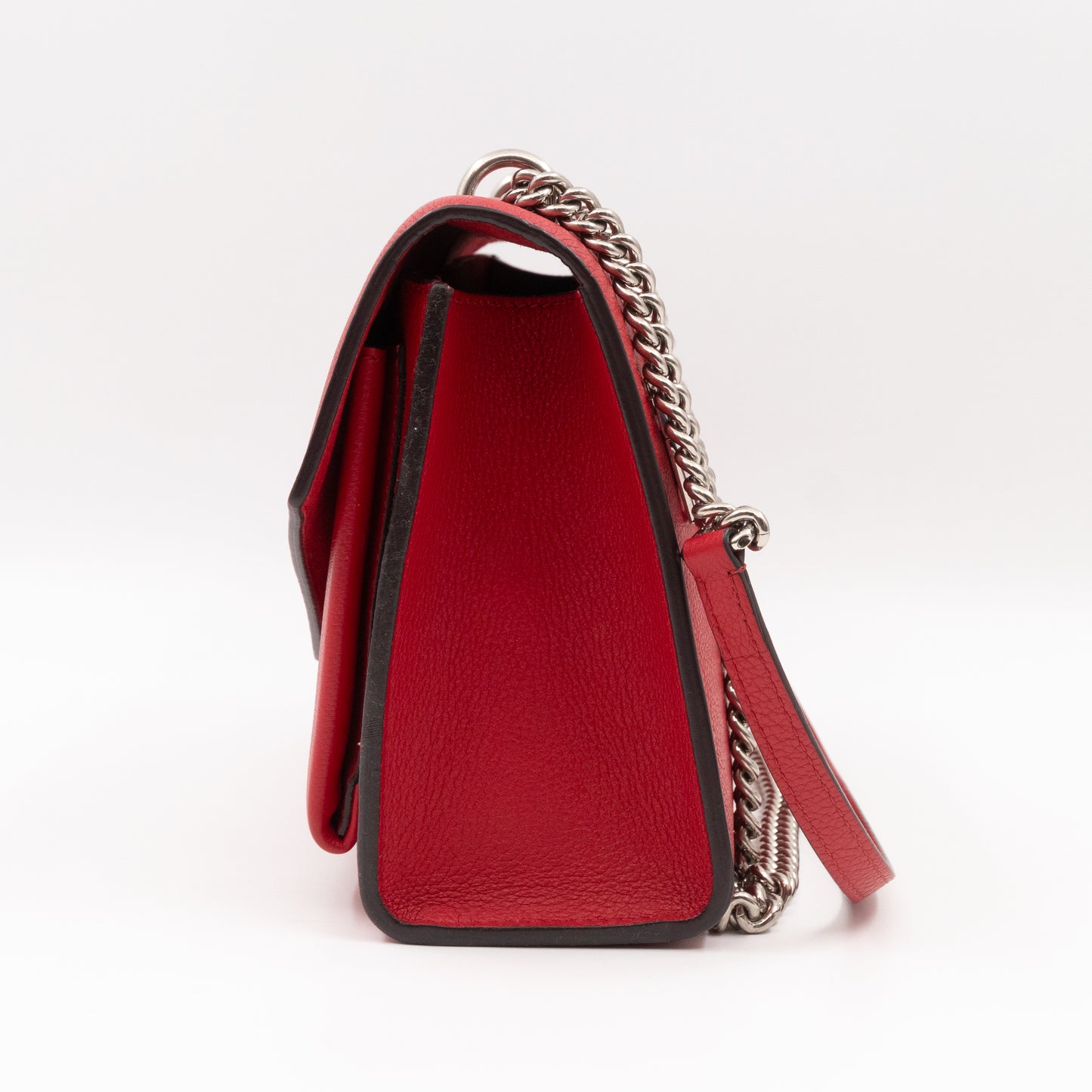 MyLockMe BB Chain Bag Red Leather