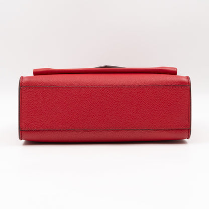 MyLockMe BB Chain Bag Red Leather