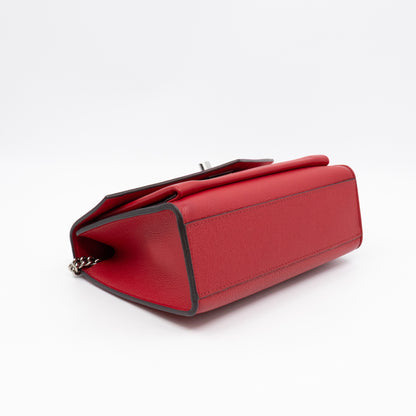 MyLockMe BB Chain Bag Red Leather