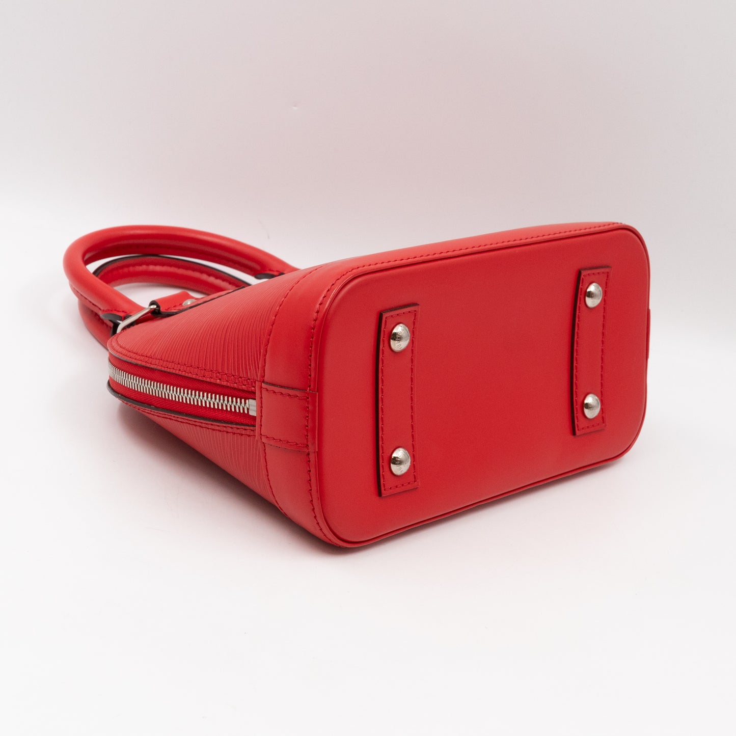 Alma BB Red Epi Leather