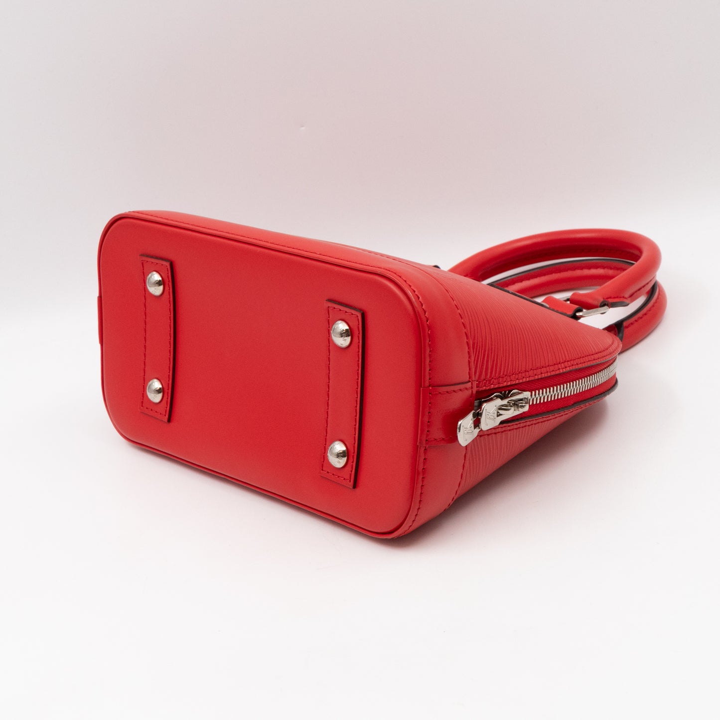 Alma BB Red Epi Leather