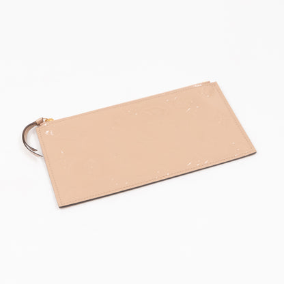 Pochette Felicie Beige Vernis Leather