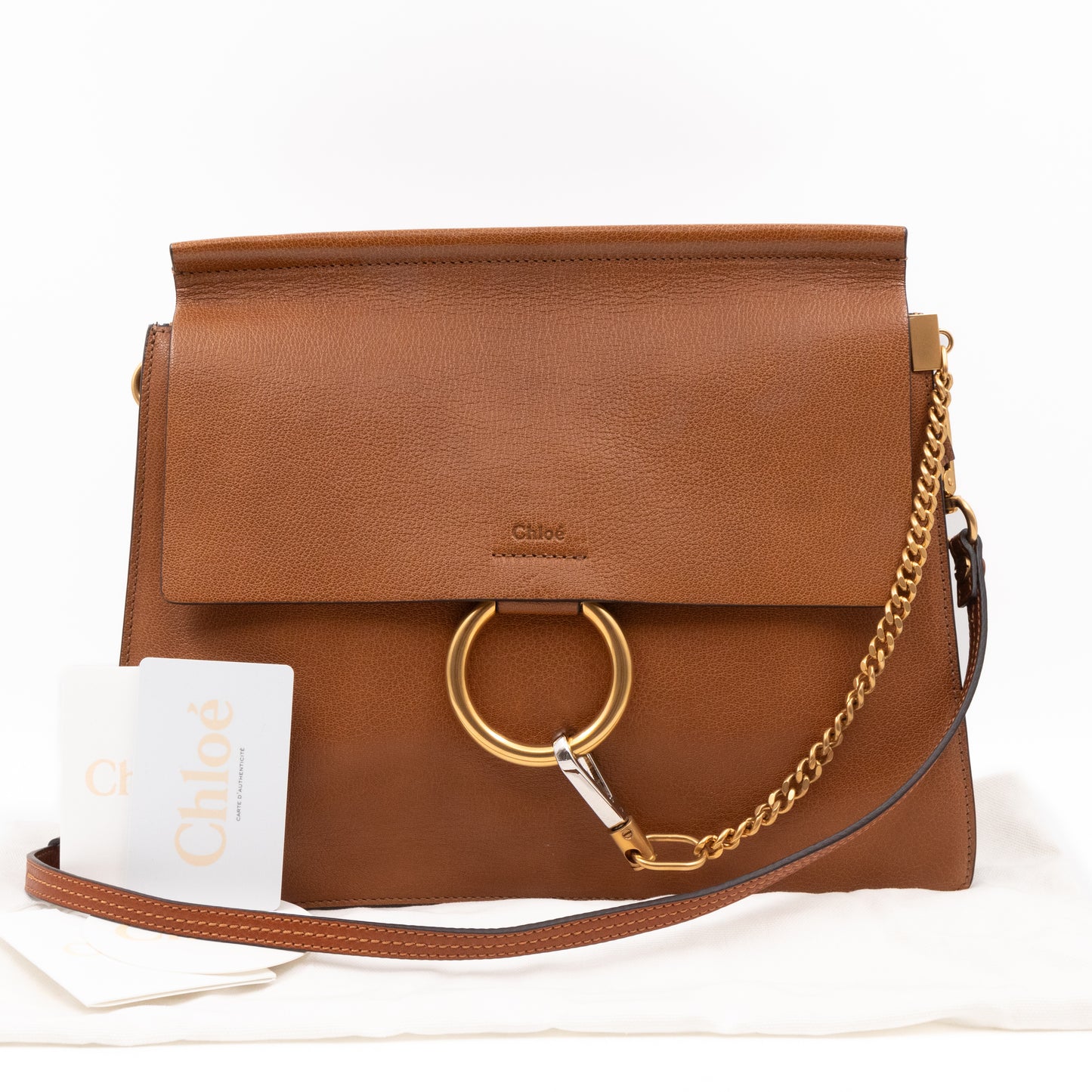 Faye Crossbody Brown Leather