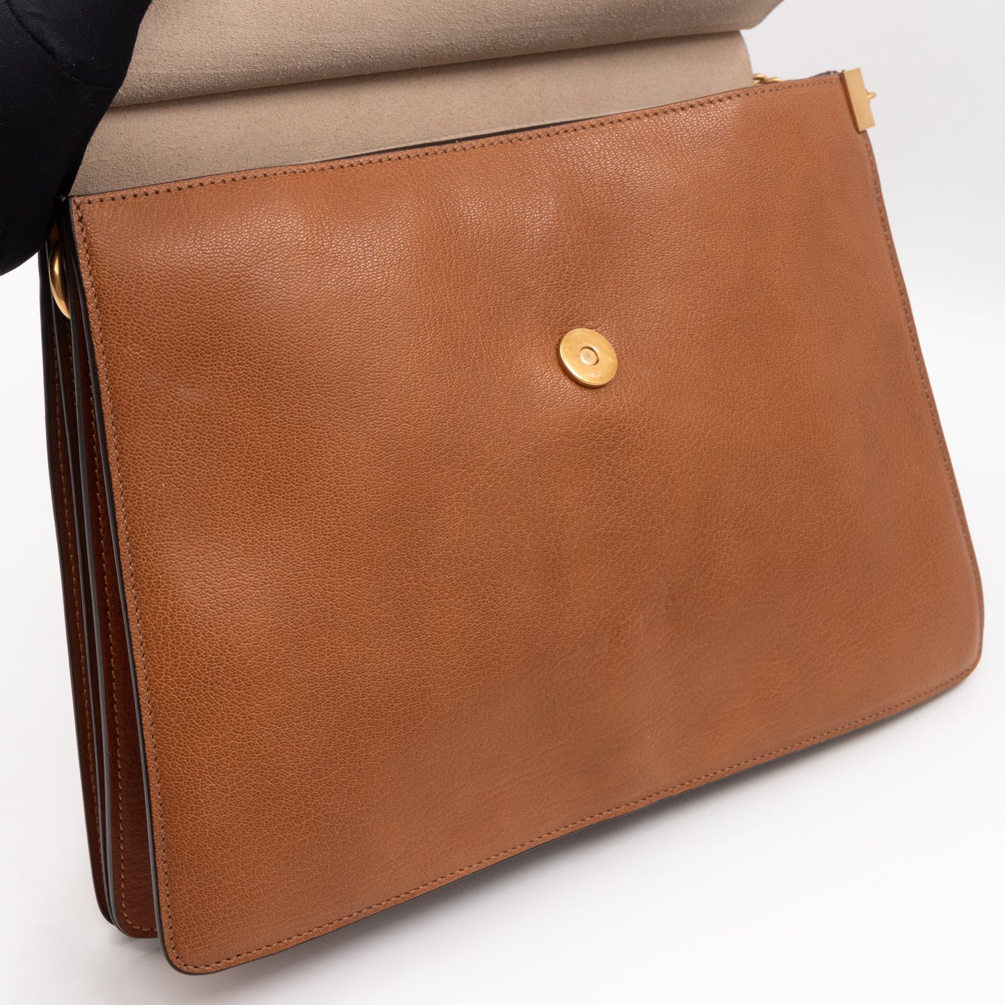 Faye Crossbody Brown Leather