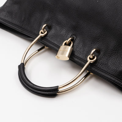 Hetty Hobo Bag Black Leather with Wallet