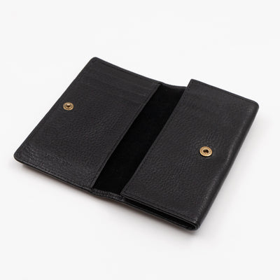 Hetty Hobo Bag Black Leather with Wallet