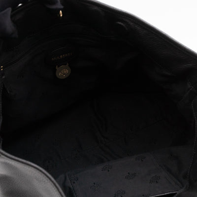 Hetty Hobo Bag Black Leather with Wallet