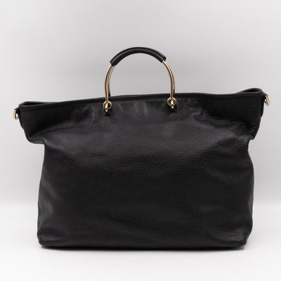 Hetty Hobo Bag Black Leather with Wallet