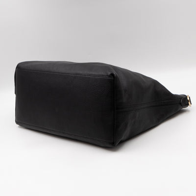 Hetty Hobo Bag Black Leather with Wallet