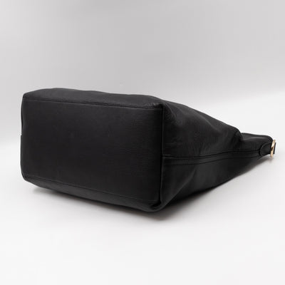 Hetty Hobo Bag Black Leather with Wallet