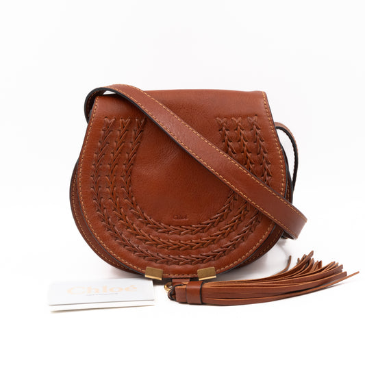 Mini Marcie Brown Leather