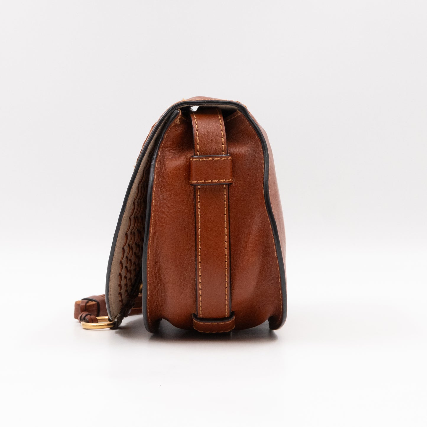 Mini Marcie Brown Leather