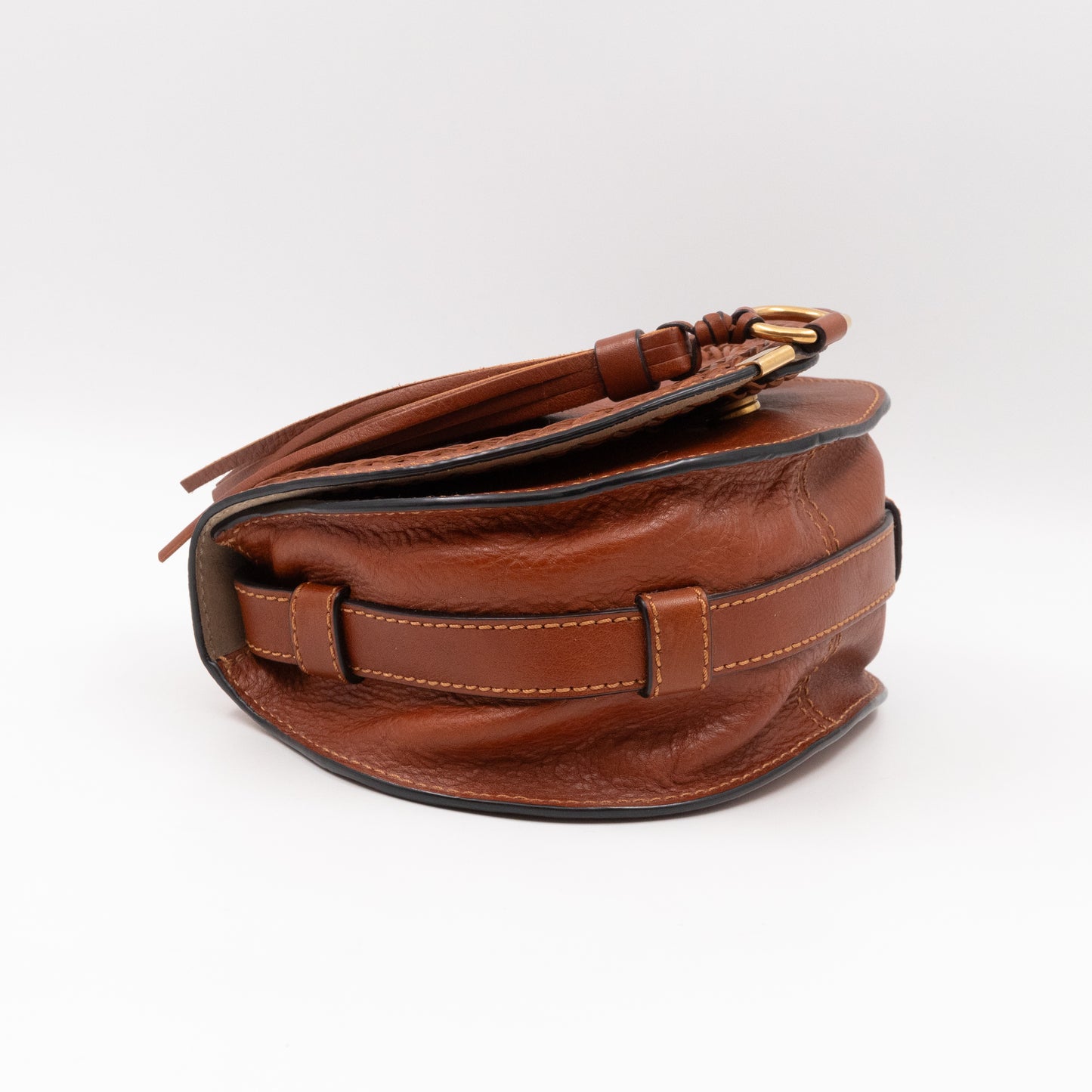 Mini Marcie Brown Leather