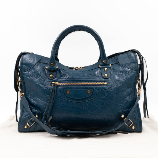 Classic City Blue Profond Leather