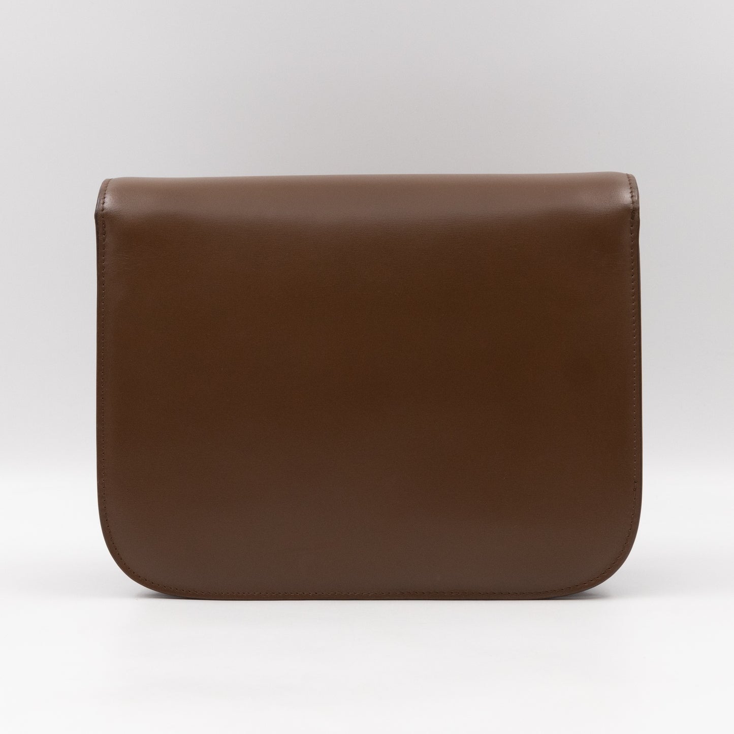 Classic Box Medium Brown Leather