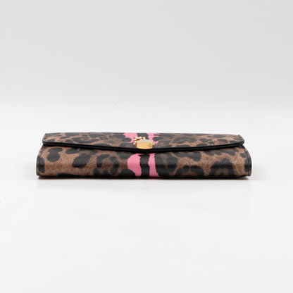 Rosaria Long Wallet Leopard Print