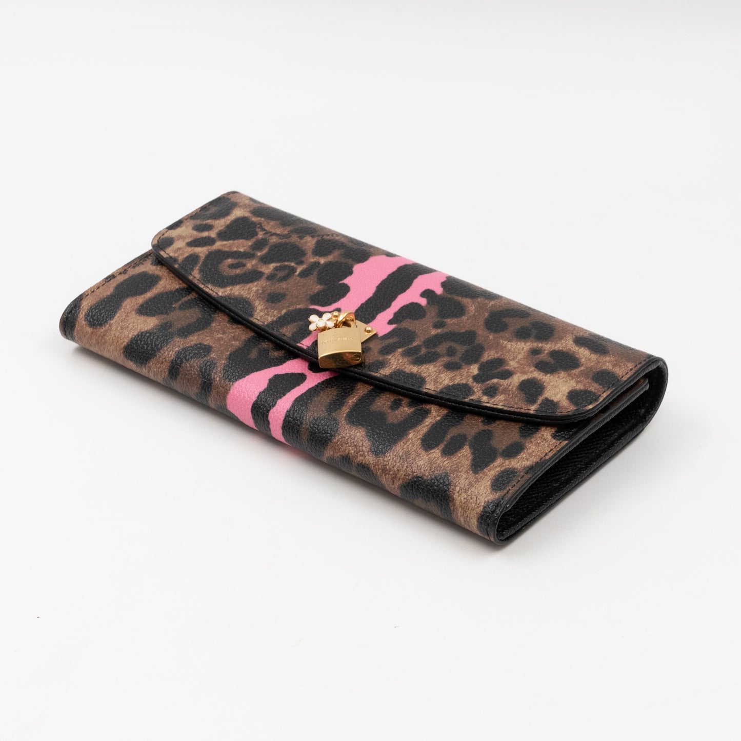 Rosaria Long Wallet Leopard Print