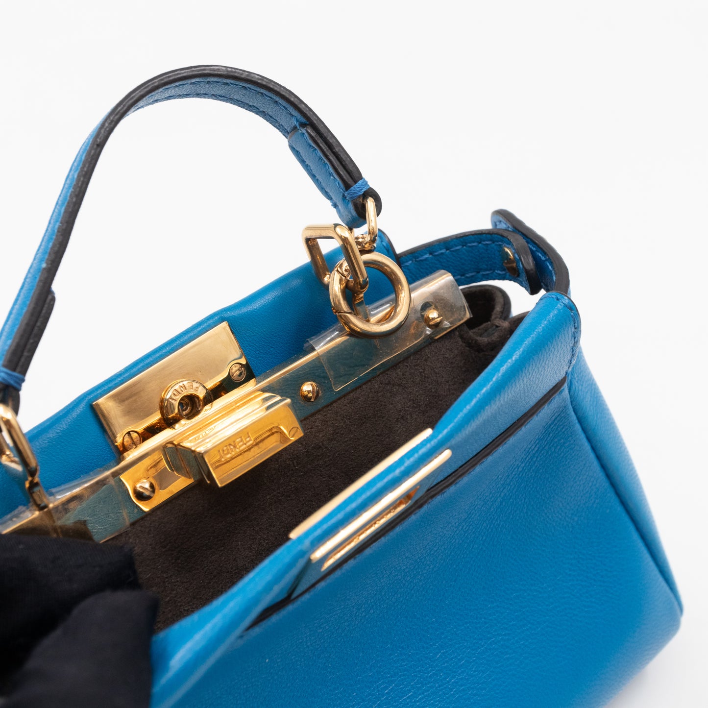 Peekaboo Micro Royal Blue Nappa Leather